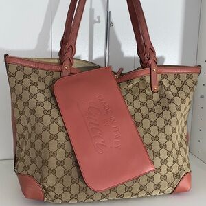 Authentic Rare Gucci GG Tote Bag